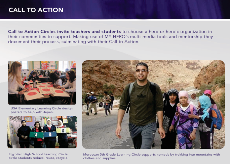 Call To Action Circle (The MY HERO Project ())